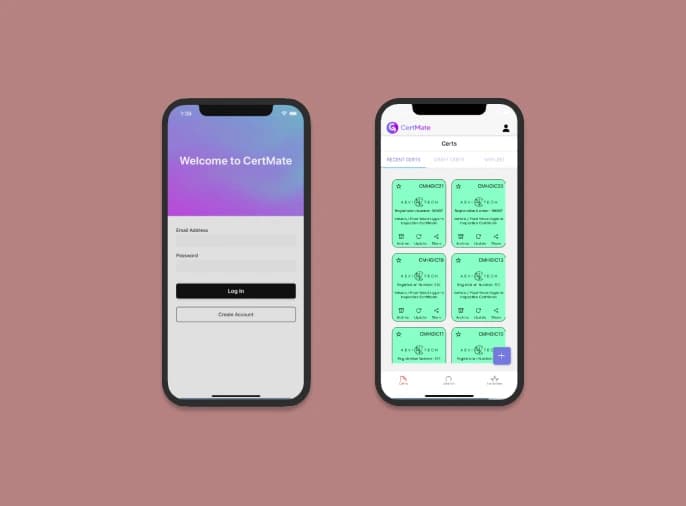 screenshot of design portfolio website