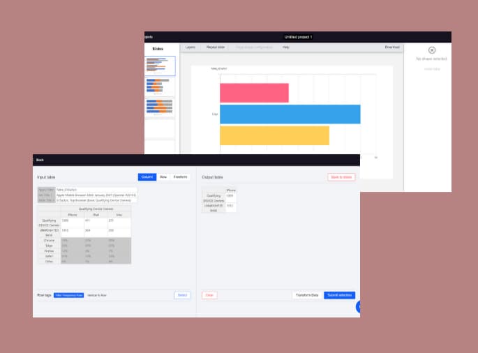 screenshot of design portfolio website
